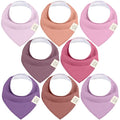 8-Pack Organic Baby Bandana Bibs by KeaBabies