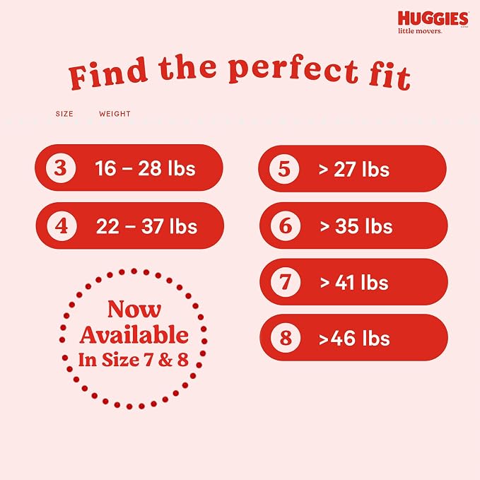 Huggies Size 6 Diapers, Little Movers Baby Diapers, Size 6 - Image 2