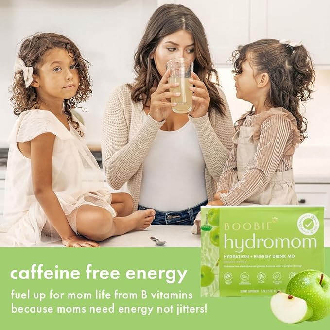 Boobie Hydromom Superfood Electrolyte Drink Mix, & Beyond, 15 Packets - Image 5