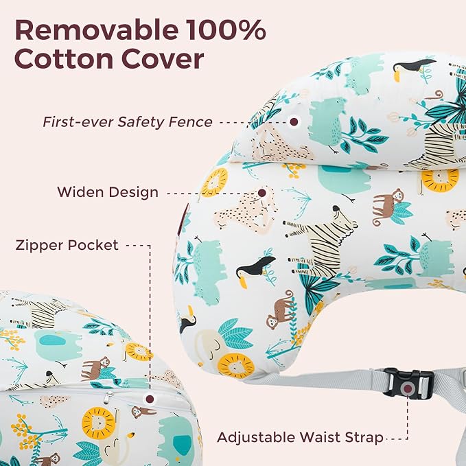 Momcozy Pioneering Safety Fence Nursing Pillow - Image 8