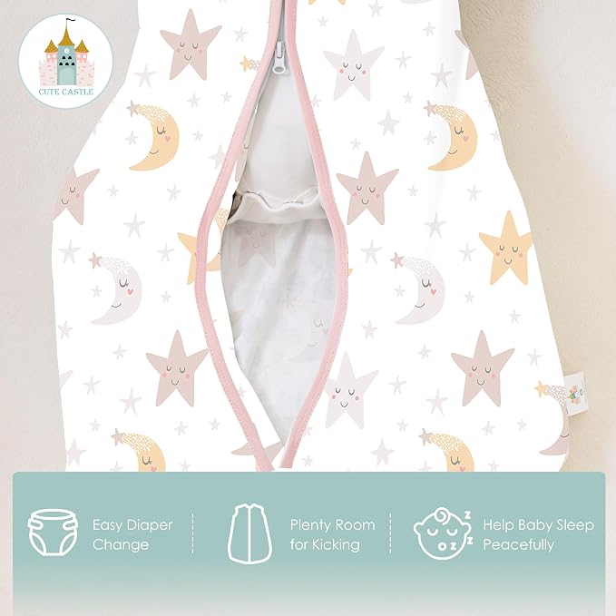 Cute Castle Baby Sleep Sack 0-6 Months - Image 7
