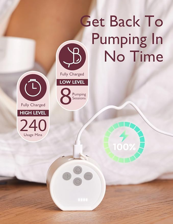 Momcozy Breast Pump S12 Pro Hands-Free, Wearable & Wireless Pump - Image 5