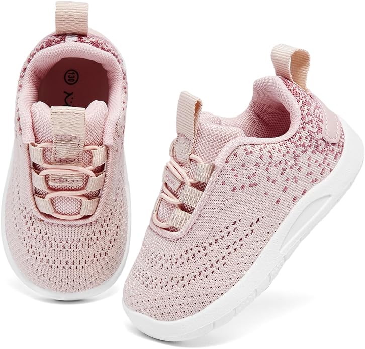 MORENDL Toddler Slip On Sneakers Baby Walking Shoes Non-Slip Breathable Unisex - Image 2