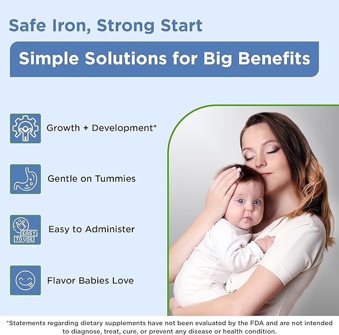 Wellements Organic Iron Drops for Newborn+ Babies - Image 2