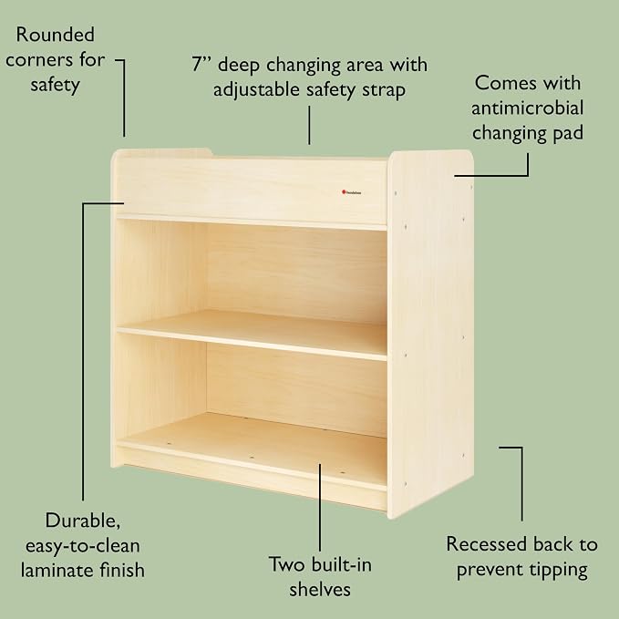 SafeStart Changing Table and Wall Organizer 2-Piece Set - Image 4