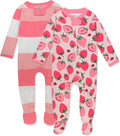 HonestBaby Sleep and Play Footed Pajamas One-Piece Sleeper Jumpsuit Zip-Front by HonestBaby