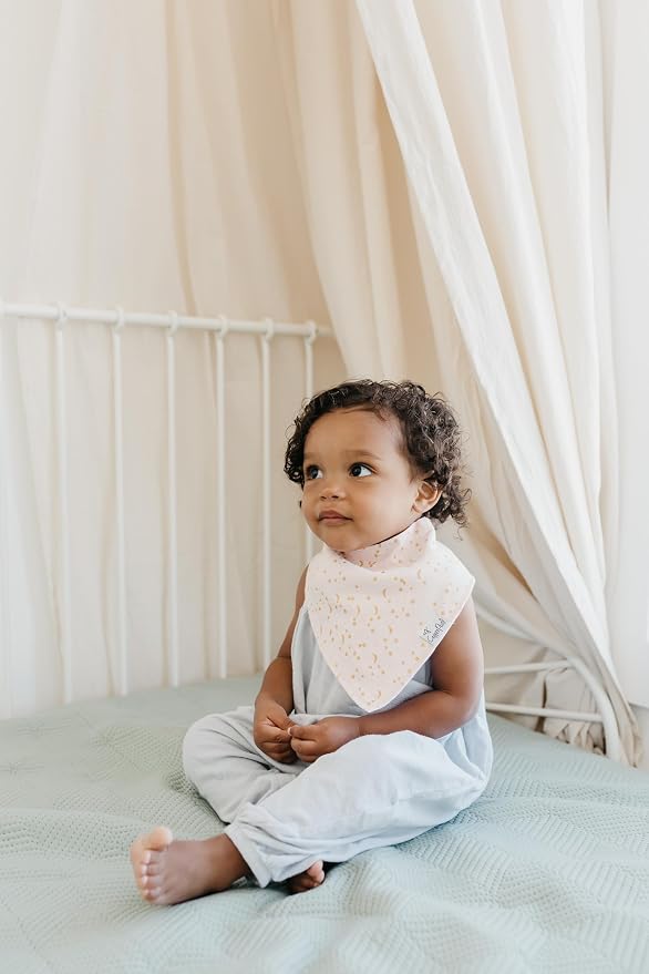Copper Pearl 4 Pack Soft Cotton Baby Bibs - Image 5