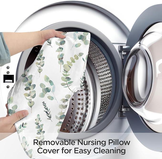 Little Grape Land Nursing Pillow, Upgraded Breast Feeding Pillow - Image 6