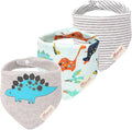 JN&LULU 3 Pack Newborn Baby Bibs Bandana Drool Bibs by JNLULU