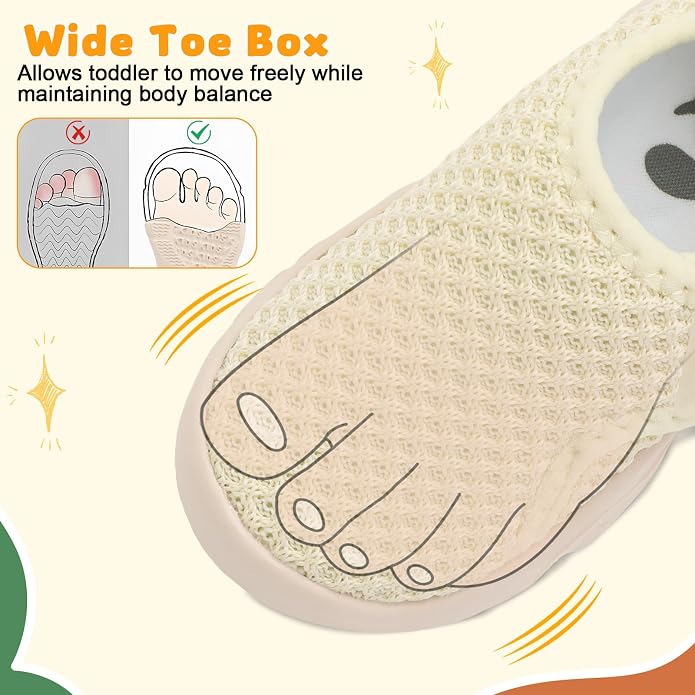 FEETCITY Baby Shoes Boys Girls First Walking Shoes Infant Sneakers Lightweight - Image 3