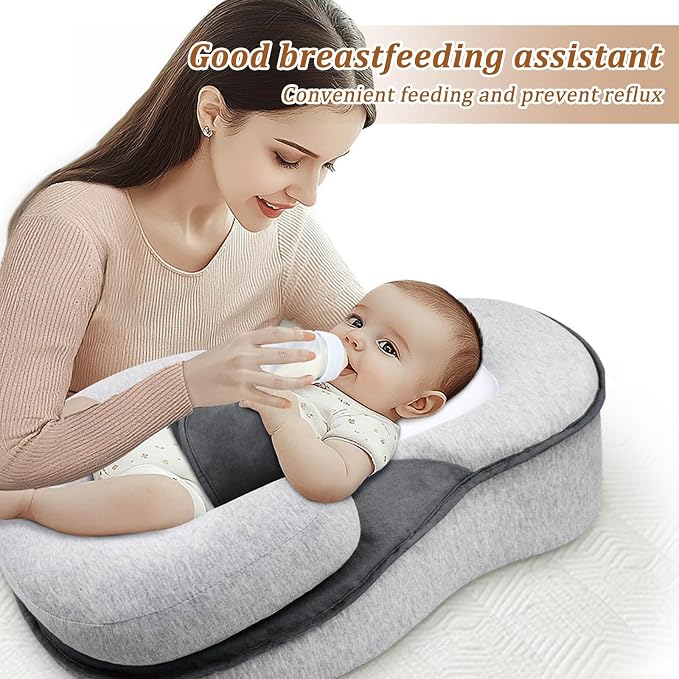 kornsurte Baby Lounger Pillow, Breastfeeding Feeding Pillow Reflux Reducing - Image 4