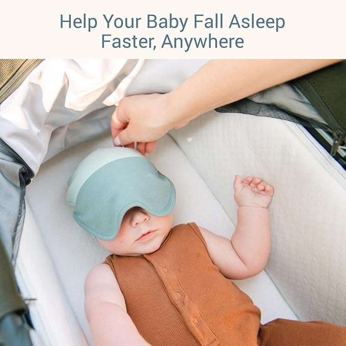 The Original Baby Sleep Mask & Soft Eye Shade – Newborn, Sun Hat & Beanie – - Image 4