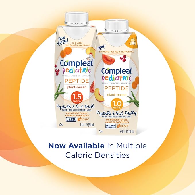 Compleat Pediatric Peptide 1.0 Pediatric Tube Feeding Formula Vegetable/Fruit - Image 5