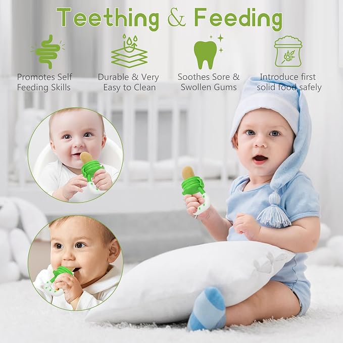 WAJIAYON Baby Fruit Feeder Pacifier | Infant Food Feeder Pacifier & Food - Image 5