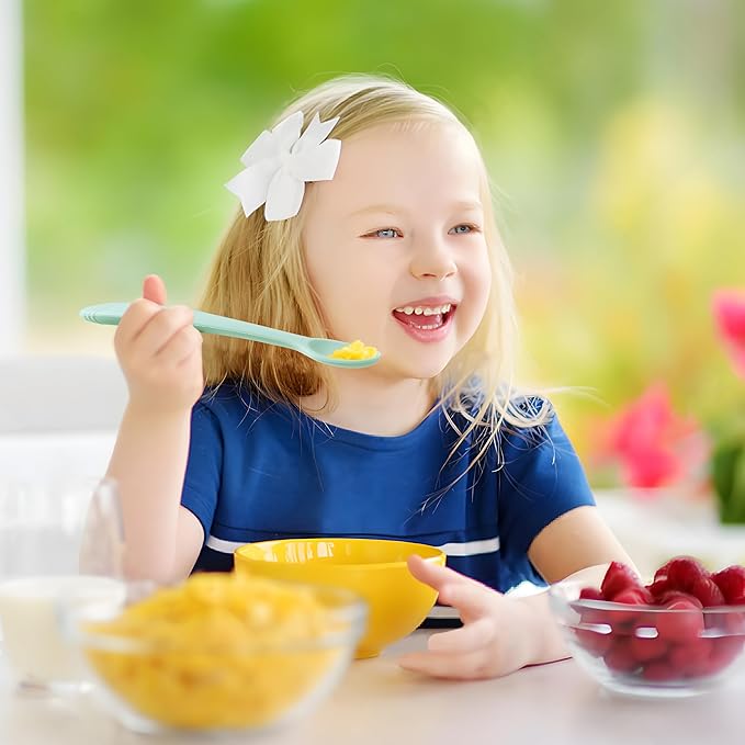 PandaEar 5 Pack Silicone Baby Spoons Self Feeding 4 6 Months, Baby Food Feeding - Image 5