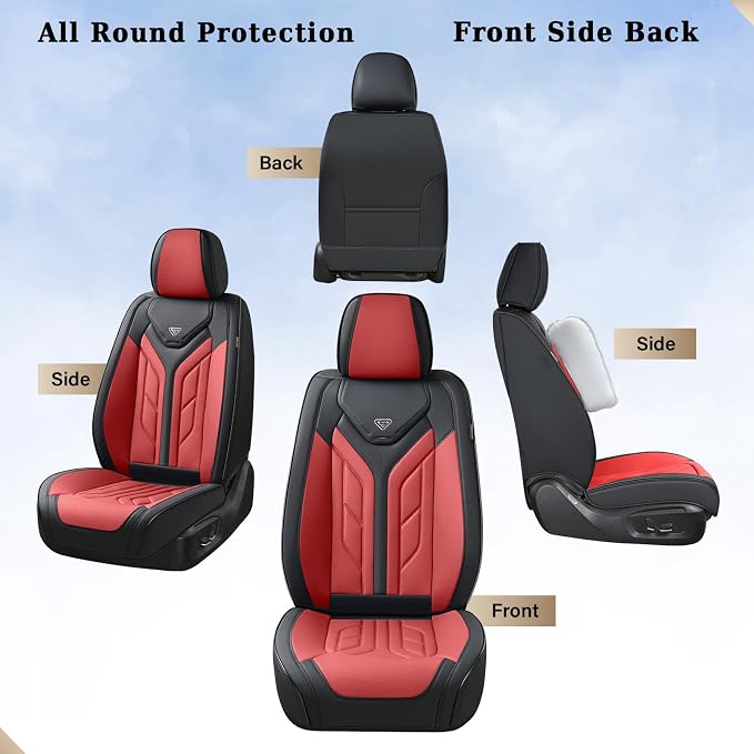 Coverado Car Seat Covers Full Set, Automotive Seat Covers Car Seat Protector - Image 7