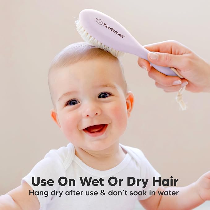 Wooden Baby Hair Brush - Image 6