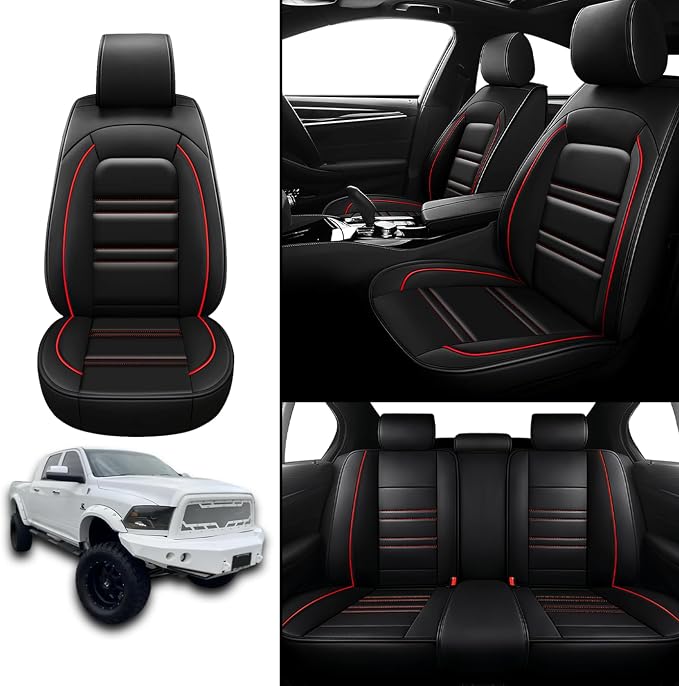 Seat Covers for Dodge ram 2500 2004-2011 | 5-Seats Leather Seat Covers - Image 2