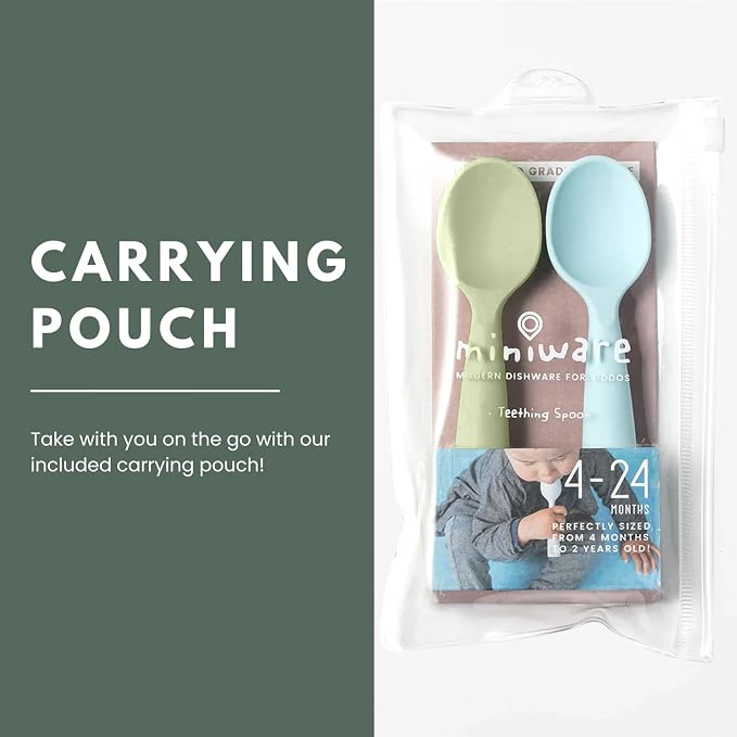 Miniware Silicone Baby Spoon for Training - Image 4