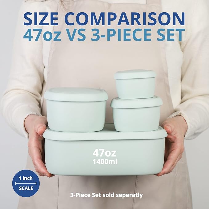 BLUE GINKGO Nesting Silicone Containers - Image 4