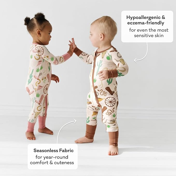 Little Sleepies Pajamas for Baby Boys & Girls, Viscose from Bamboo Baby Pajamas - Image 5