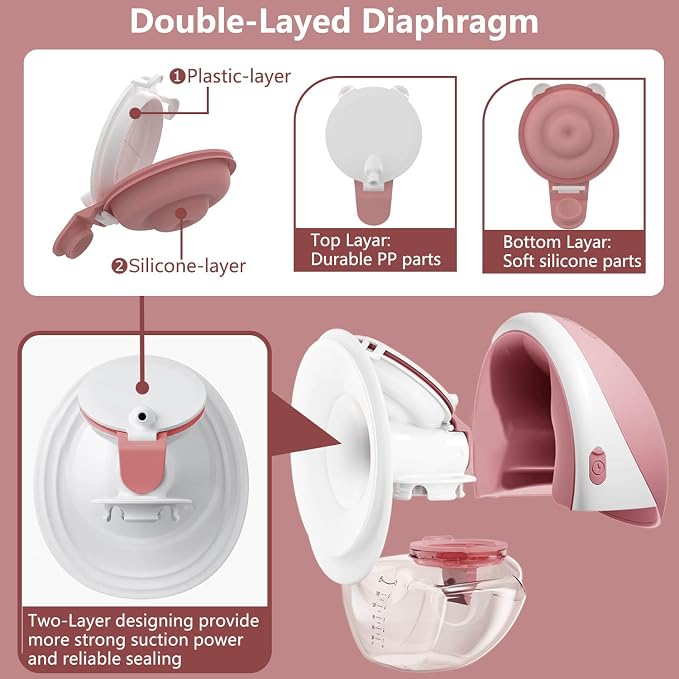 Double-Layed Diaphragm Replacement Accessories Only Compatible - Image 3