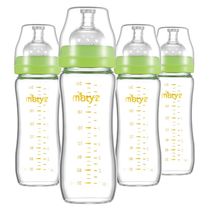 Matyz Glass Breastmilk Baby Feeding Bottle by Matyz