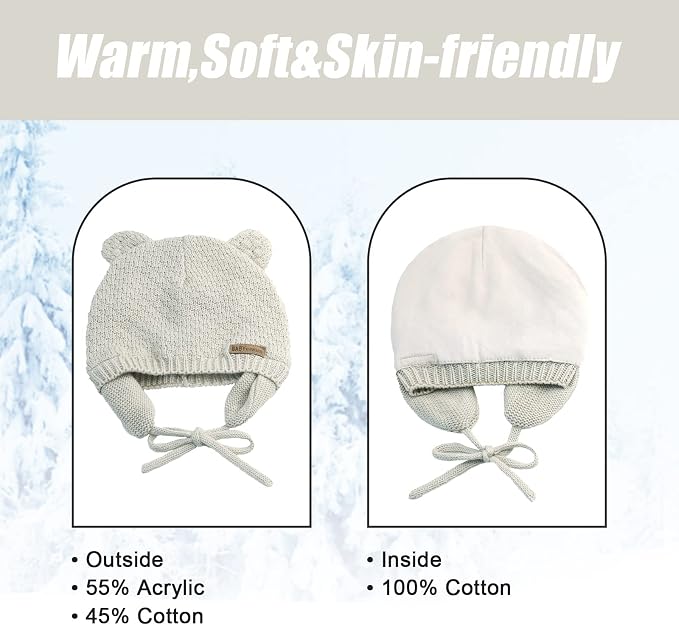 BAVST Baby Beanie Hat for Winter - Image 4