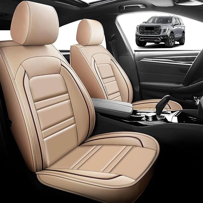 Seat Cover for gmc Yukon 2000-2025 | Car Seat Covers Front Seats, Waterproof - Image 2