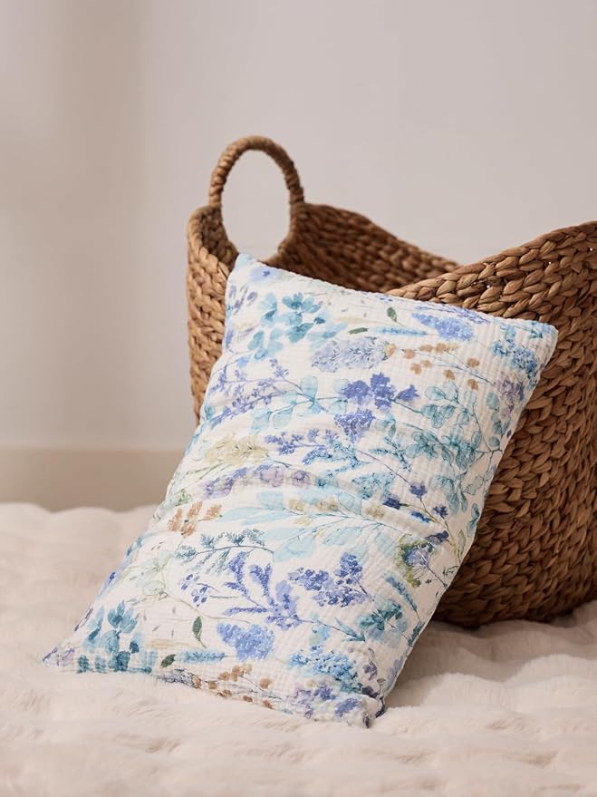 TILLYOU Muslin Toddler Pillowcase 2 Pack, 13x18 Soft Travel Cotton Pillow Case - Image 7