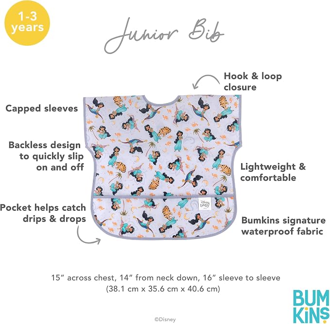 Bumkins Bibs - Toddler Bibs, Waterproof, Large - Image 5