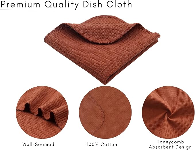 PurpleEssences Rust Dish Cloths and Dish Rags - Image 5