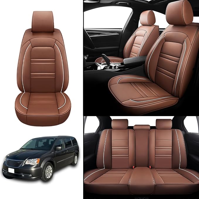 Seat Covers for Chrysler Car Town and Country 2000-2016 | 5-Seats Leather Seat - Image 2