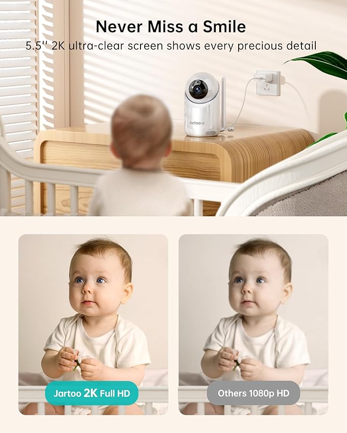 Jartoo 2K Video Baby Monitor - Image 2
