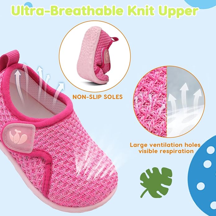 FEETCITY Baby Boys Girls First Walking Shoes Infant Sneakers Crib Shoes - Image 3