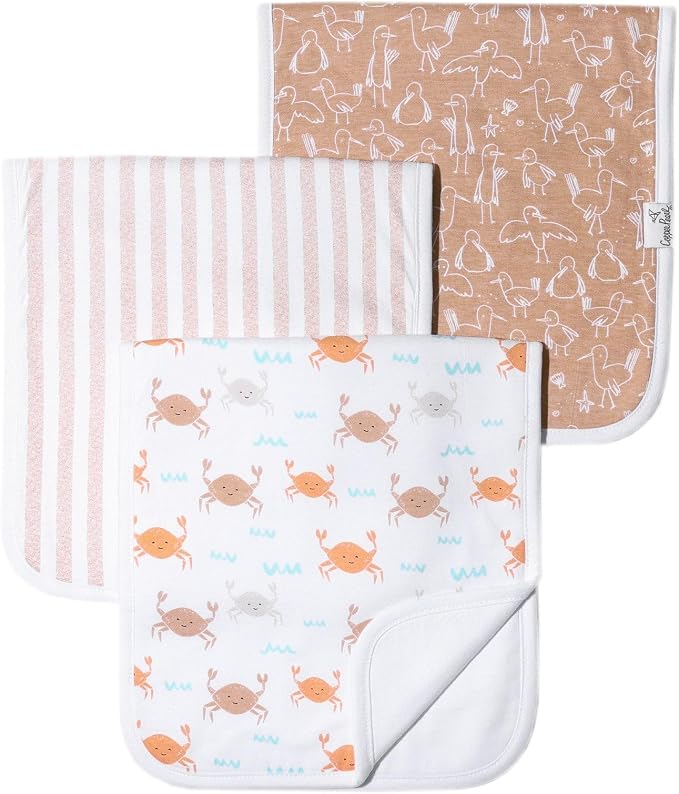 Copper Pearl Premium Baby Burp Cloths by CopperPearl
