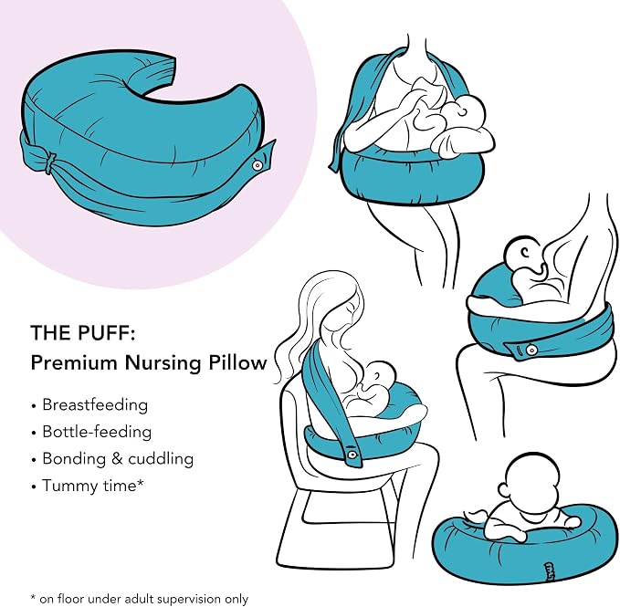 Premium Egyptian Cotton Nursing Pillow - Image 3