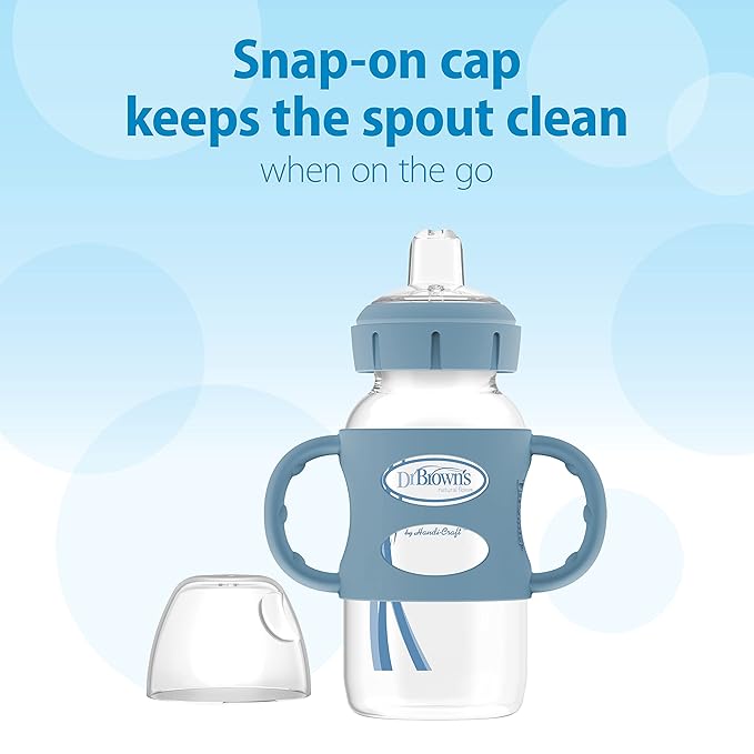 Dr. Brown's Milestones Wide-Neck Sippy Spout Bottle - Image 4
