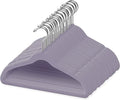 50 Premium Velvet Baby Hangers 11.8" Inch Non-Slip Infant, Ultra Slim by TECHZOO