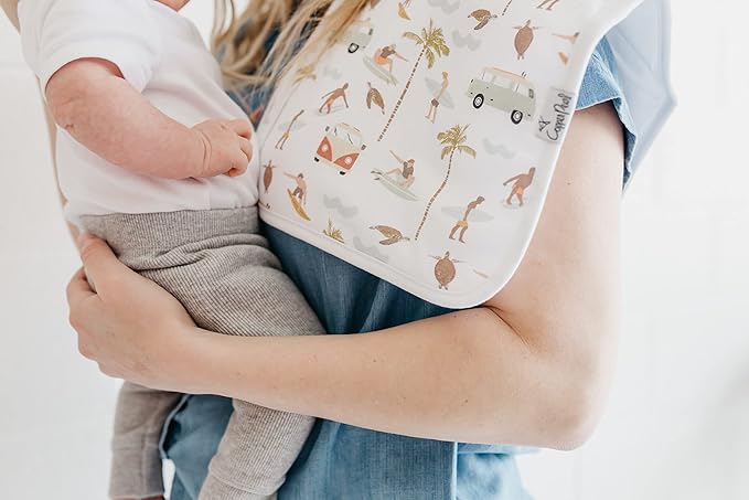 Copper Pearl Baby Burp Cloth Large 21''x10'' Size Premium Absorbent Triple - Image 8