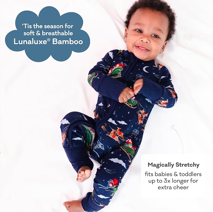 Little Sleepies Pajamas for Baby Boys & Girls, Viscose from Bamboo Baby Pajamas - Image 3