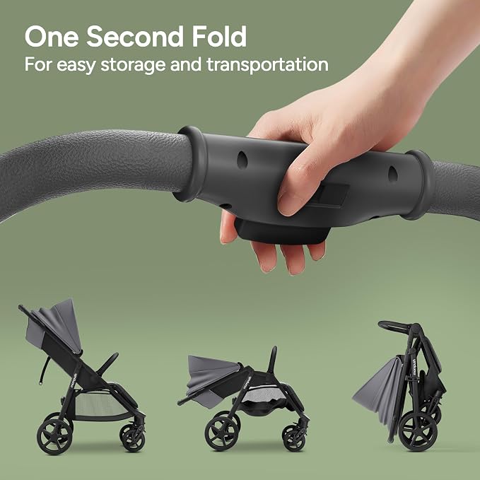 Mompush Nova Baby Stroller for Toddler, Infant & Newborn | Spacious Seat & - Image 6