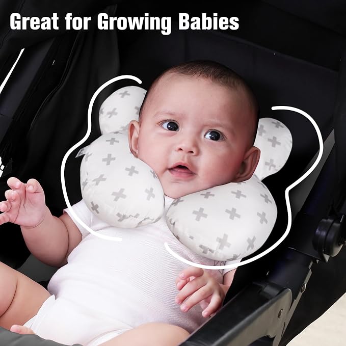 KAKIBLIN Baby Travel Pillow, Baby Neck Pillows - Image 4
