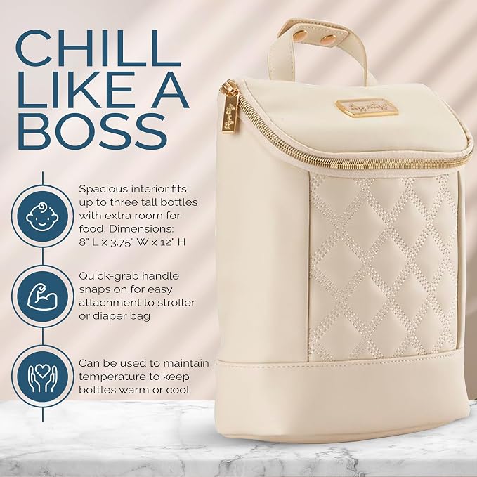 Itzy Ritzy Insulated Bottle Bag – Keeps Bottles Warm or Cool - Image 4