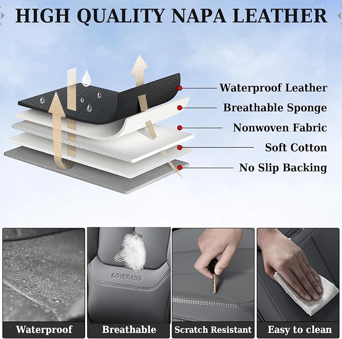 Coverado Seat Covers, Car Seat Covers Front Seats, Car Seat Cover, Car Seat - Image 6