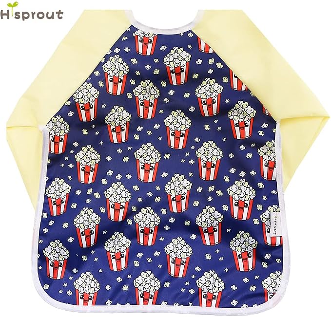 Infant Toddler Baby Waterproof Sleeved Bib, Bib - Image 2