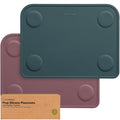 KeaBabies 2-Pack Silicone Placemats by KeaBabies