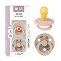 BIBS Studio Soother 2-Pack, BPA Free Dummy Pacifier, Round Nipple. Natural by BIBS