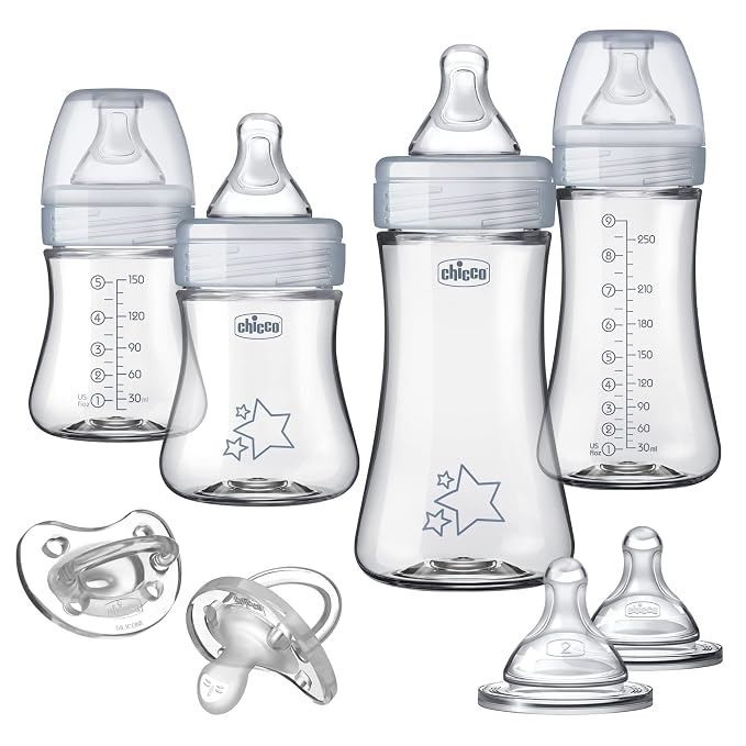 Chicco Duo Newborn Hybrid Baby Bottle Starter Gift Set by ChiccoUSA