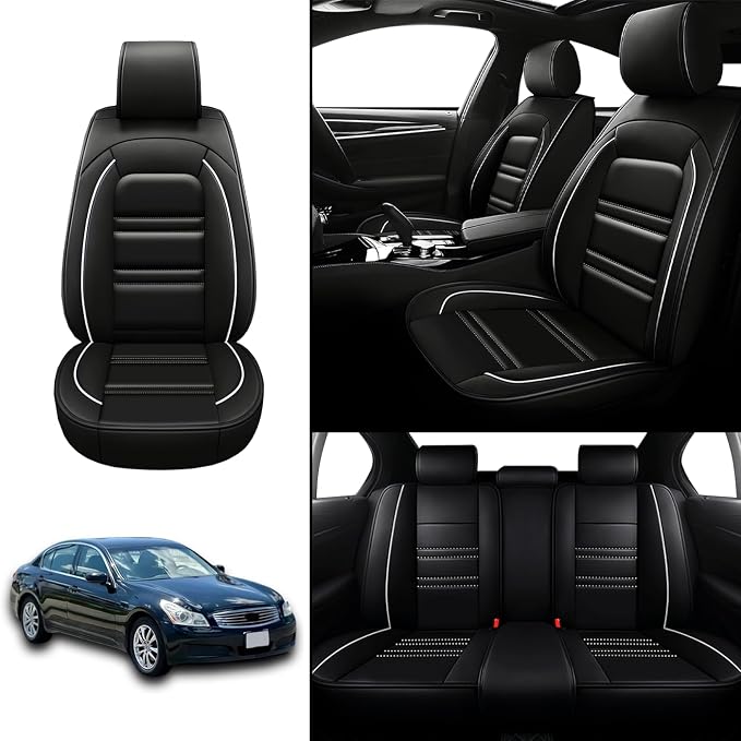 Seat Covers for Infiniti g35 2003-2008 | 5-Seats Leather Seat Covers - Image 2
